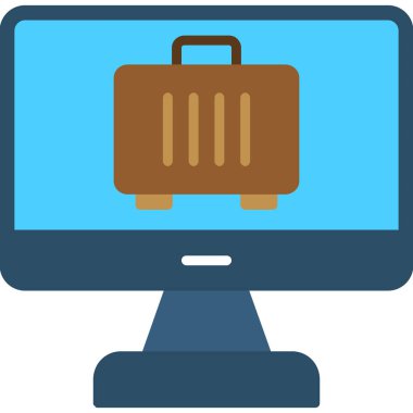 çevrimiçi alışveriş vektörü simgesi