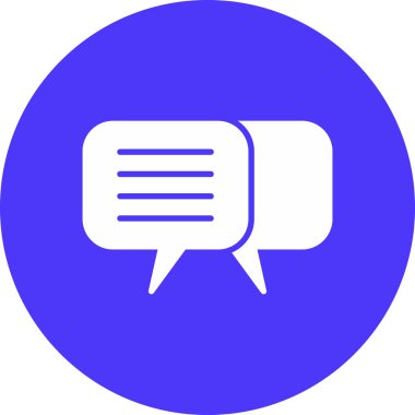 konuşma kabarcığı vektör çizimi