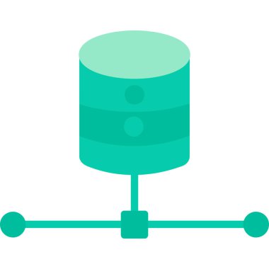 Modern ofis simgesinin vektör illüstrasyonu