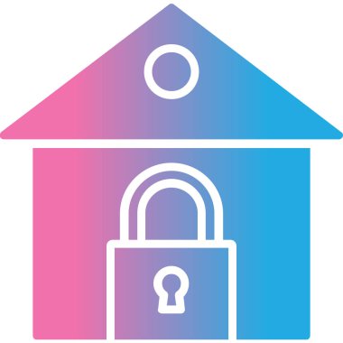 Ev. Web simgesi basit illüstrasyon