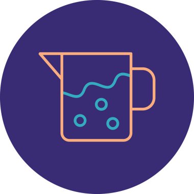 içki ikonu vektör illüstrasyonu