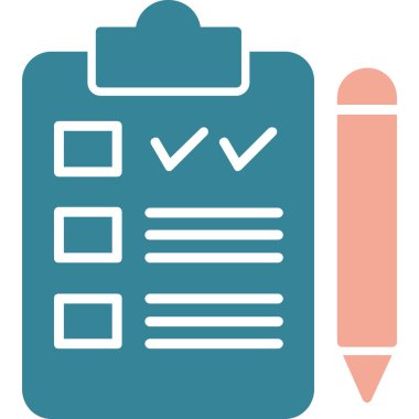 Liste. Web simgesi basit illüstrasyon