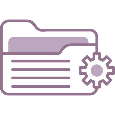 Teçhizat Web simgesi basit illüstrasyon