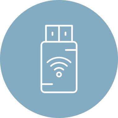 usb simgesinin vektör illüstrasyonu