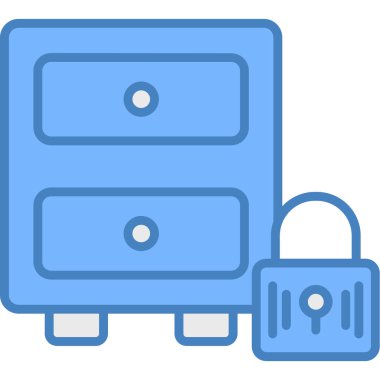 Kilit simgesini tam - taslak biçiminde kilitle