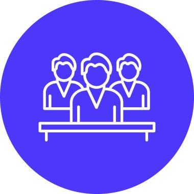 İş. Web simgesi basit illüstrasyon