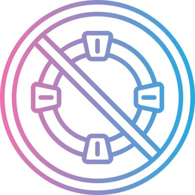 Modern simge, vektör illüstrasyonu sigara içmeyi bırak