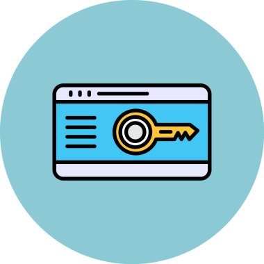 Arama motoru optimizasyon simgesi vektör illüstrasyon tasarımı