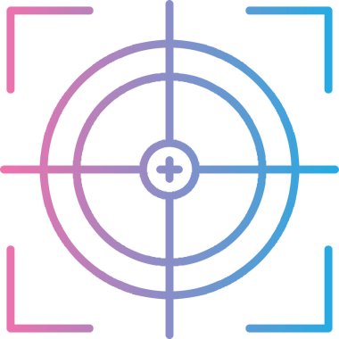 hedef simge vektör illüstrasyonu