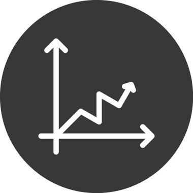 grafik ikonu vektör illüstrasyonu