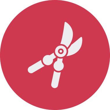 Bir pervane simgesinin vektör illüstrasyonu