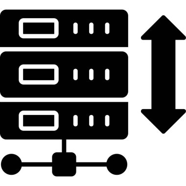 Sunucu veri merkezi simgesini