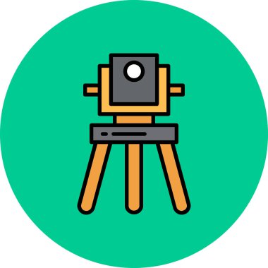 Kamera. Web simgesi basit illüstrasyon