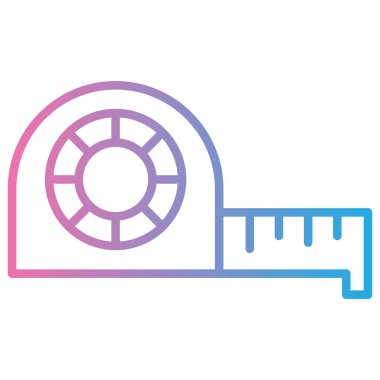 ölçü birimi teyp kutsal kişilerin resmi, vektör çizim