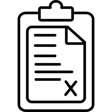 Belge. Web simgesi basit illüstrasyon