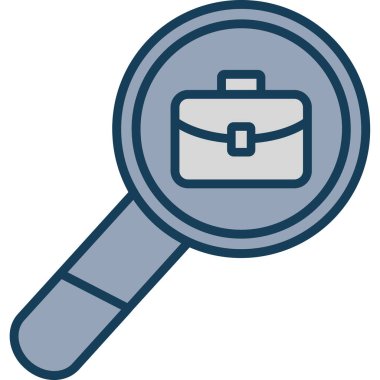 Ara. Web simgesi basit illüstrasyon