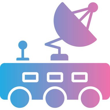 Uydu anteni. Basit resimleme