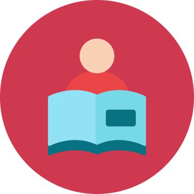 kitap simgesi, vektör illüstrasyonu