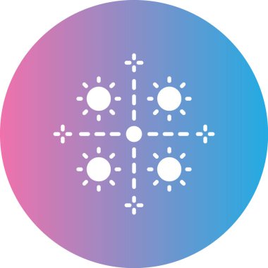 Eşsiz kar tanesi vektör simgesi