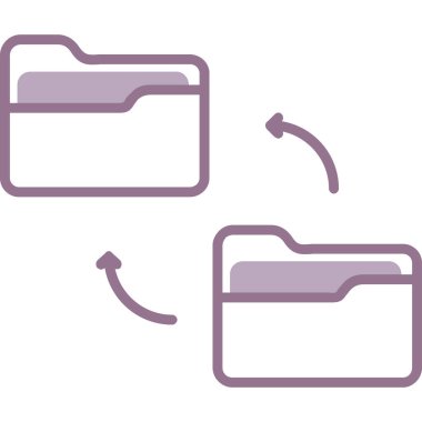 Dosya. Web simgesi basit illüstrasyon