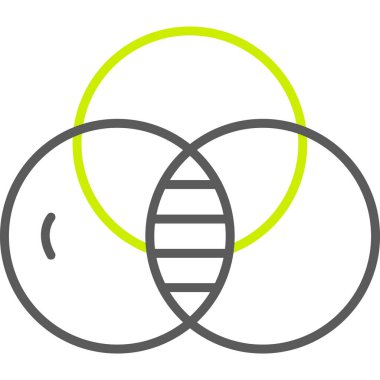 DNA 'nın modern bir simgesinin vektör çizimi
