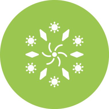 Projeniz için vektör kar tanesi simgesi