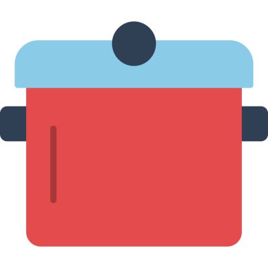 Mutfak gereçleri renkli vektör simgesi