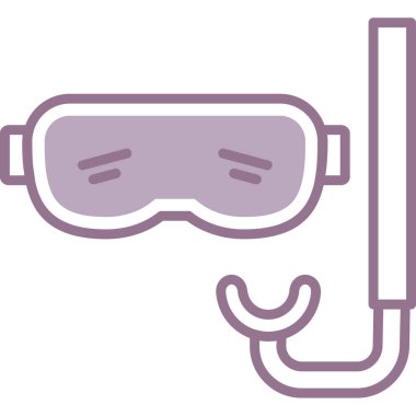 Gözlük. Web simgesi basit illüstrasyon