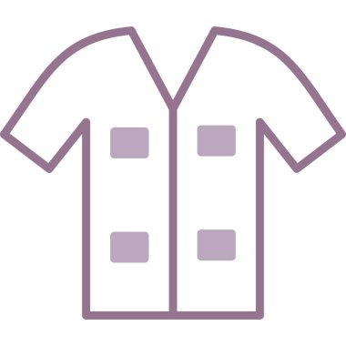 Gömlek. Web simgesi basit illüstrasyon