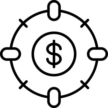 Para için. simge simgesi basit illüstrasyon tasarımı