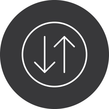 ok simgesi vektör illüstrasyonu