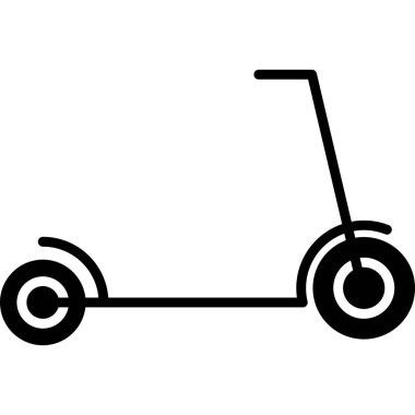 Bisiklet. Web simgesi basit tasarım