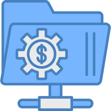 Dolar. Web simgesi basit illüstrasyon