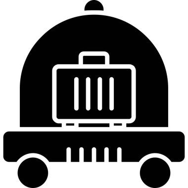 Teslimat. Web simgesi basit illüstrasyon