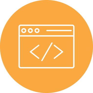 tarayıcı web simgesi basit tasarım