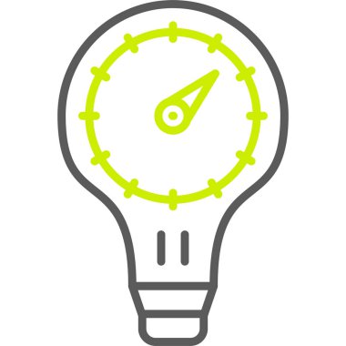 Lambalı ampulün vektör simgesi