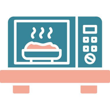 Yemek. Web simgesi basit illüstrasyon