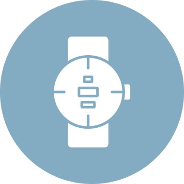 Modern simge, vektör illüstrasyonunu izle