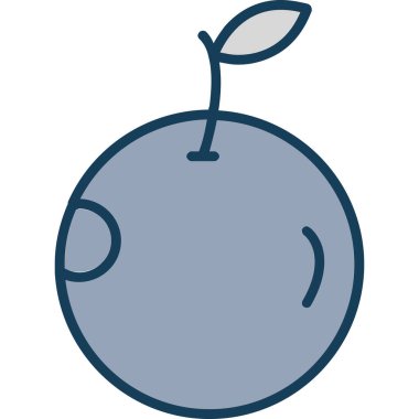 Meyve. Web simgesi basit illüstrasyon