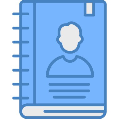 Avatar man simgesi vektör illüstrasyonu