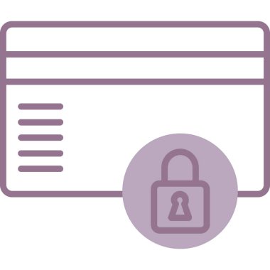 Kilit simgesi. vektör illüstrasyonu