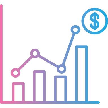 ticari grafik vektör simgesi