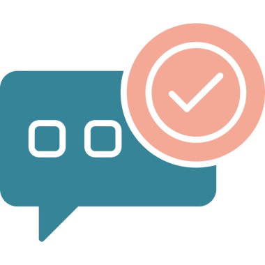 işaretli konuşma balonu, vektör illüstrasyonu