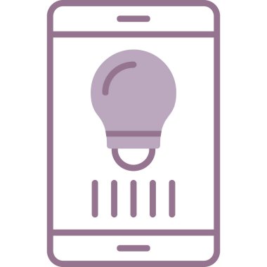 Akıllı telefonmuş. Web simgesi vektör illüstrasyonu