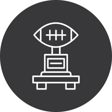 futbol ikonu vektör illüstrasyonu