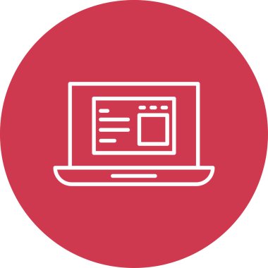 seo modern simgesinin vektör illüstrasyonu