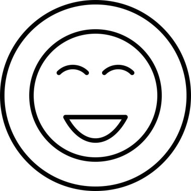 Mutlu Yüz. Basit tasarım