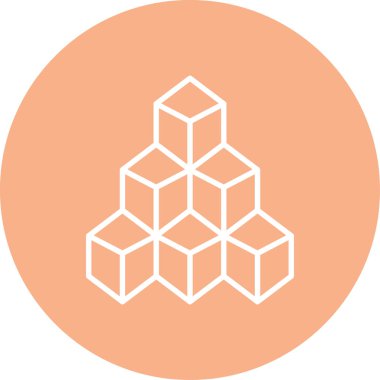 Modern simgenin vektör illüstrasyonu