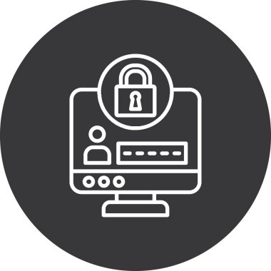 Modern simgenin vektör illüstrasyonu