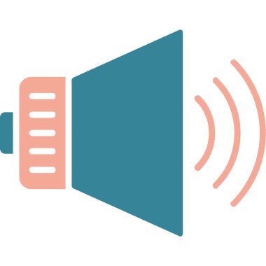 Konuşmacı simgesi. vektör illüstrasyonu